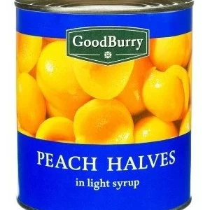 Goodburry Peach Halves in Syrup 820g