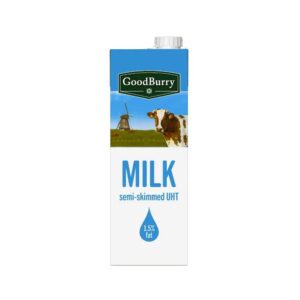 GoodBurry Milk Semi Skimmed 1 litre