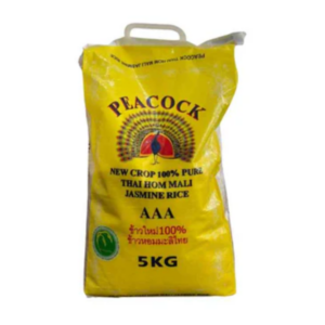 Peacock Thai Jasmine Rice 5kg