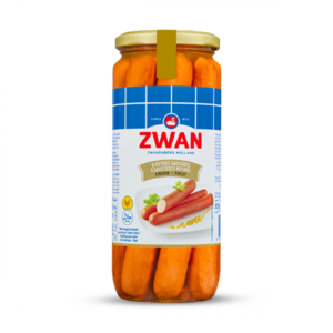 Zwan 8 Chicken Hot Dogs In A Bottle 320g