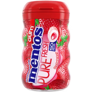 Mentos Pure Fresh Gum Strawberry (50 pieces)