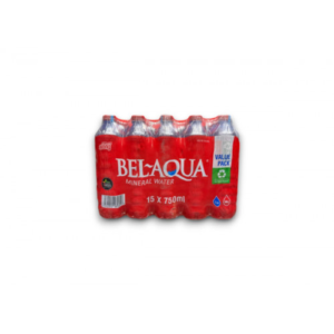Bel Aqua Natural Mineral Bottle Water 750ml (15 pack)