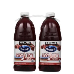 Kirkland Signature Ocean Spray Cranberry Premium Juice, 192 Fluid Ounce (2-pack)